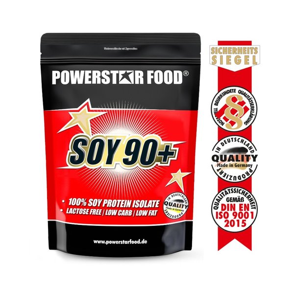 SOY 90 + - Soja Protein Isolat Shake - Vegan - 1000g Pulver